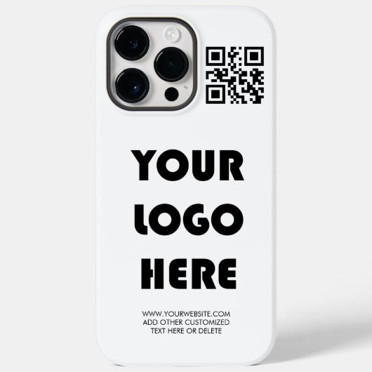 QR Code Business Promotion Case-Mate iPhone Case (Achterkant)