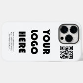 QR Code Business Promotion Case-Mate iPhone Case (Achterkant (horizontaal))
