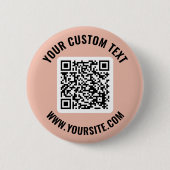 QR-code Button (Voorkant)
