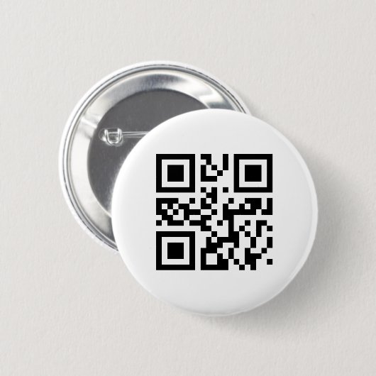 QR-code Button Sjabloon (Voorkant /achterkant)