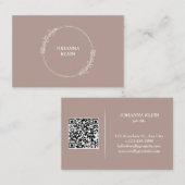QR Code Carte de visite (Devant / Derrière)