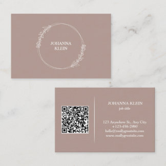 QR Code Carte de visite