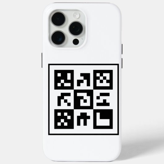 qr-code Case-Mate iPhone case (Achterkant)