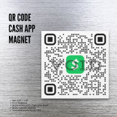 QR Code Cash App-magneet