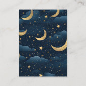 QR code Celestial Midnight Blue Sterren Maan Bruil Informatiekaartje (Achterkant)