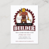 QR Code Construction Builder Professional Verticaa Visitekaartje (Voorkant)