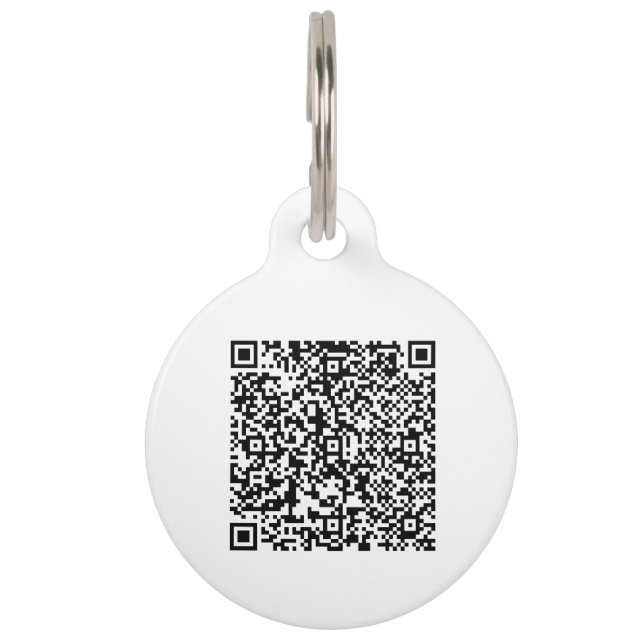 QR-code Contactgegevens Huisdierpenning (Voorkant)