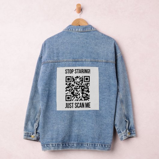 QR-code: Creëer uw toekomst Denim Jacket (Hangar)