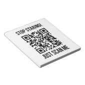 QR-code: Creëer uw toekomst Notitieblok (Schuin)