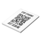 QR-code: Creëer uw toekomst Notitieblok (Gedraaid)