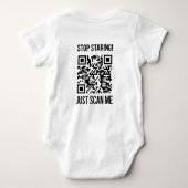 QR-code: Creëer uw toekomst Romper (Achterkant)