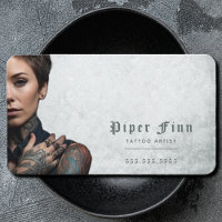 QR Code Custom Grijs Demask Tattoo Artist