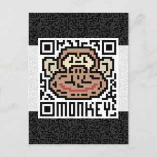 QR Code de Aap Briefkaart