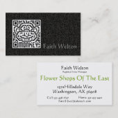 QR-code de aap Visitekaartje (Voorkant / Achterkant)