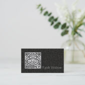 QR-code de aap Visitekaartje (Staand voorkant)