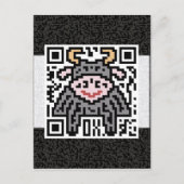 QR-code de Ox Briefkaart (Voorkant)