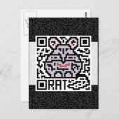 QR-code de rating Briefkaart (Voorkant / Achterkant)