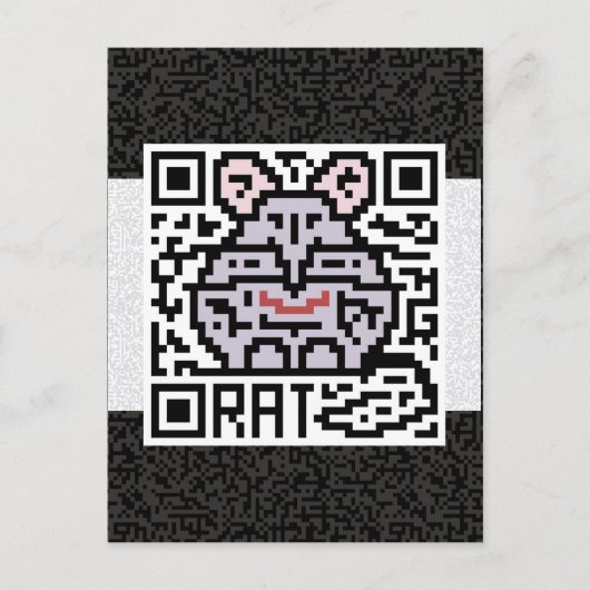 QR-code de rating Briefkaart (Voorkant)
