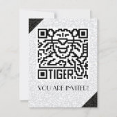 QR-code de tijger Kaart (Voorkant)