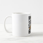 QR-code de tijger Koffiemok (Links)