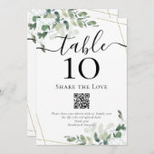 QR-code Deel het nummer van de Love Eucalyptus Tab Kaart (Voorkant / Achterkant)