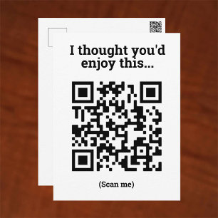 QR Code Design Briefkaart