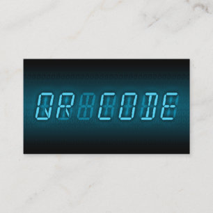 QR CODE: digitaal lezen Visitekaartje