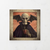 QR Code Dracula Halloween Zakelijk Evenement