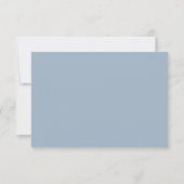 QR Code Elegant Script vriendelijk antwoord Dusty  (Achterkant)
