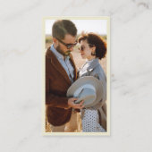 QR Code elegante eenvoudige foto online RSVP Behui Informatiekaartje (Achterkant)