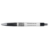 QR-code en aangepaste tekst Business Promotie Pen (Voorkant)