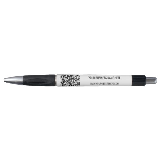 QR-code en aangepaste tekst Business Promotie Pen (Voorkant)