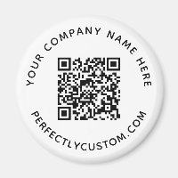QR-code en aangepaste tekstronde