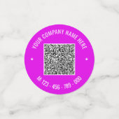 QR Code Entreprise Colorful Confetti promotionnel (Petit recto)