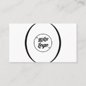 QR Code Entreprise Moderne Carte de visite profess (Devant)