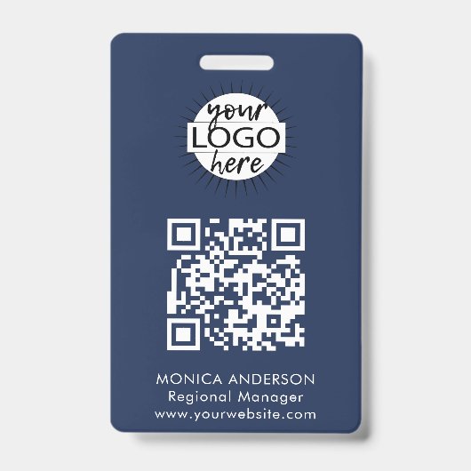 QR Code Event Badge (Front)