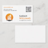QR-code | Financieel logo Visitekaartje (Voorkant / Achterkant)