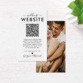 QR-code foto trouwwebsite bijlage kaart (Bureau)