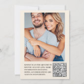 QR Code Foto Waterverf New York Bestemming Kaart (Achterkant)