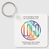 QR Code Generator & Logo Business Promotional Swag Sleutelhanger (Voorkant)