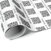 QR Code Generator Moderne Bedrijfspromotie Cadeaupapier (Rol Hoek)