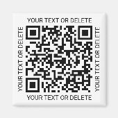 QR Code Generator Moderne Zakelijke Promotie Swag Magneet (Voorkant)