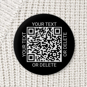 QR Code Generator Promotionele Website Eenvoudig Z Ronde Button 5,7 Cm