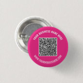 QR Code gepersonaliseerde Button aangepaste tekst  (Voorkant /achterkant)
