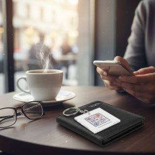 QR-code Gepersonaliseerde Sleutelhanger