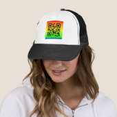 QR Code® Gezegde: GELUK Trucker Pet (In situ)