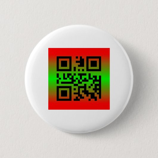 QR Code® Gezegde: HAPPY KWANZAA Ronde Button 5,7 Cm (Voorkant)