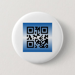 QR Code® Gezegde: HAPPY PASSOVER Ronde Button 5,7 Cm