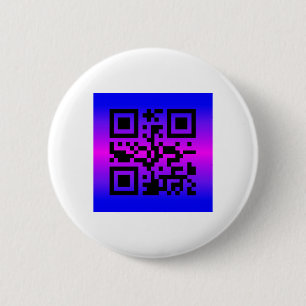 QR Code® Gezegde: IT'S TWINS Ronde Button 5,7 Cm