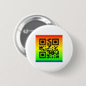 QR Code® Gezegde: LOVE Ronde Button 5,7 Cm (Voorkant /achterkant)